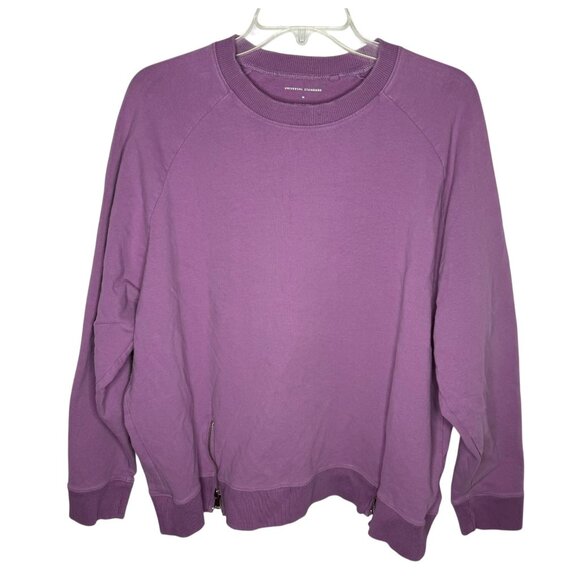Universal Standard Purple Riley Corbelle Sweatshirt M (18-20) Cotton Blend - Picture 1 of 6